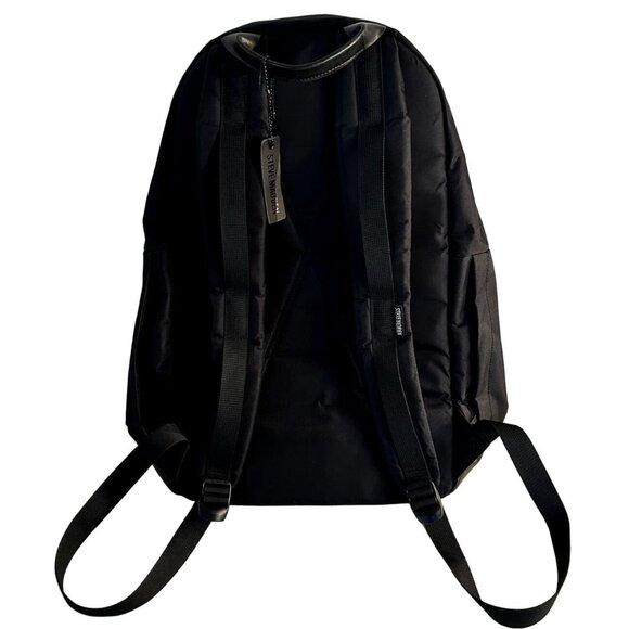 Steve Madden Black Casual Water Resistant Polyester Backpack (MM-066) 22"x18" - Picture 4 of 12